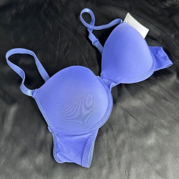 Jennifer Intimates Blue Bra Light Weight 32B - Picture 1 of 7